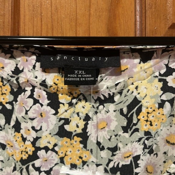 Sanctuary : Garden Valley V-neck Button Down Blouse NWT - Picture 2 of 8